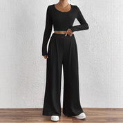 Emma’s - Vrouwen Geribde Gebreide Broek