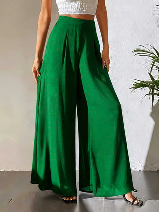 Yara’s - Vrouwen Luchtige Chiffon Wijde Broek