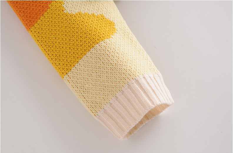 Nina’s - Vrouwen Frans Retro Kort Gebreid Vest met Reverskraag