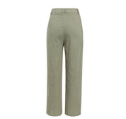 Tess’s - Vrouwen Effen Slim Broek met Knopen