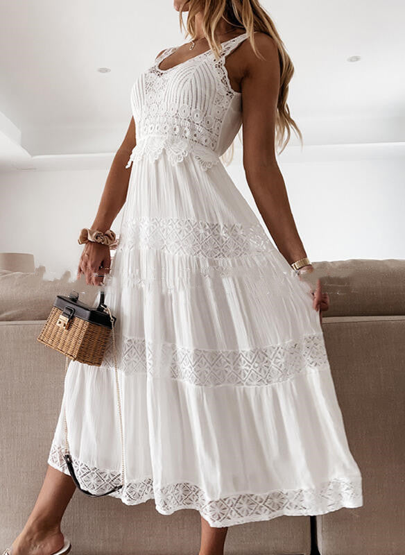 Anna’s - Vrouwen V-Hals Maxi Jurk