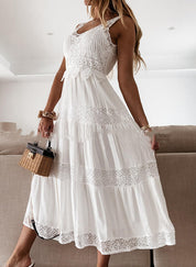 Anna’s - Vrouwen V-Hals Maxi Jurk