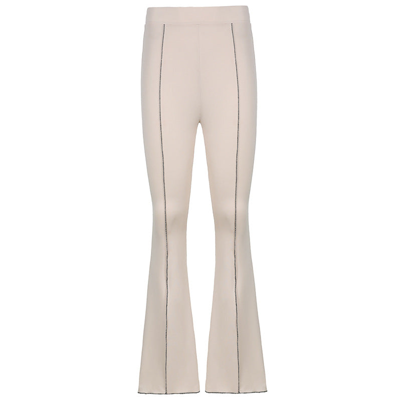 Luna’s - Vrouwen Hoge Taille Micro-Flare Broek