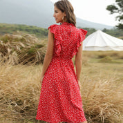 Olivia’s - Vrouwen Chiffon Maxi Jurk