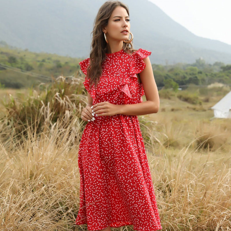 Olivia’s - Vrouwen Chiffon Maxi Jurk