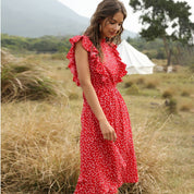 Olivia’s - Vrouwen Chiffon Maxi Jurk