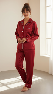 LaBellaa's Satijnen Droom - Luxe Slaapset voor Dames