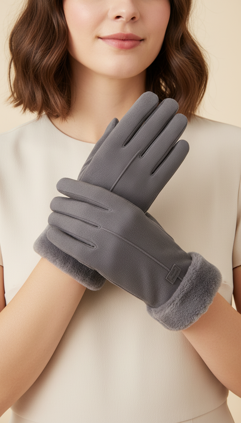 LaBellaa Elegante Suede-look Winterhandschoenen voor Dames