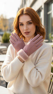 LaBellaa Elegante Suede-look Winterhandschoenen voor Dames