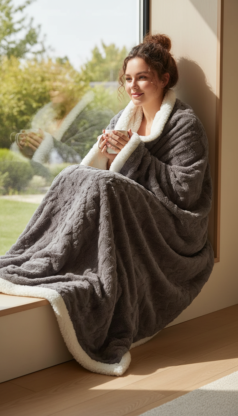 WarmWool Pluche Deken - Luxe Comfort voor Elk Huis