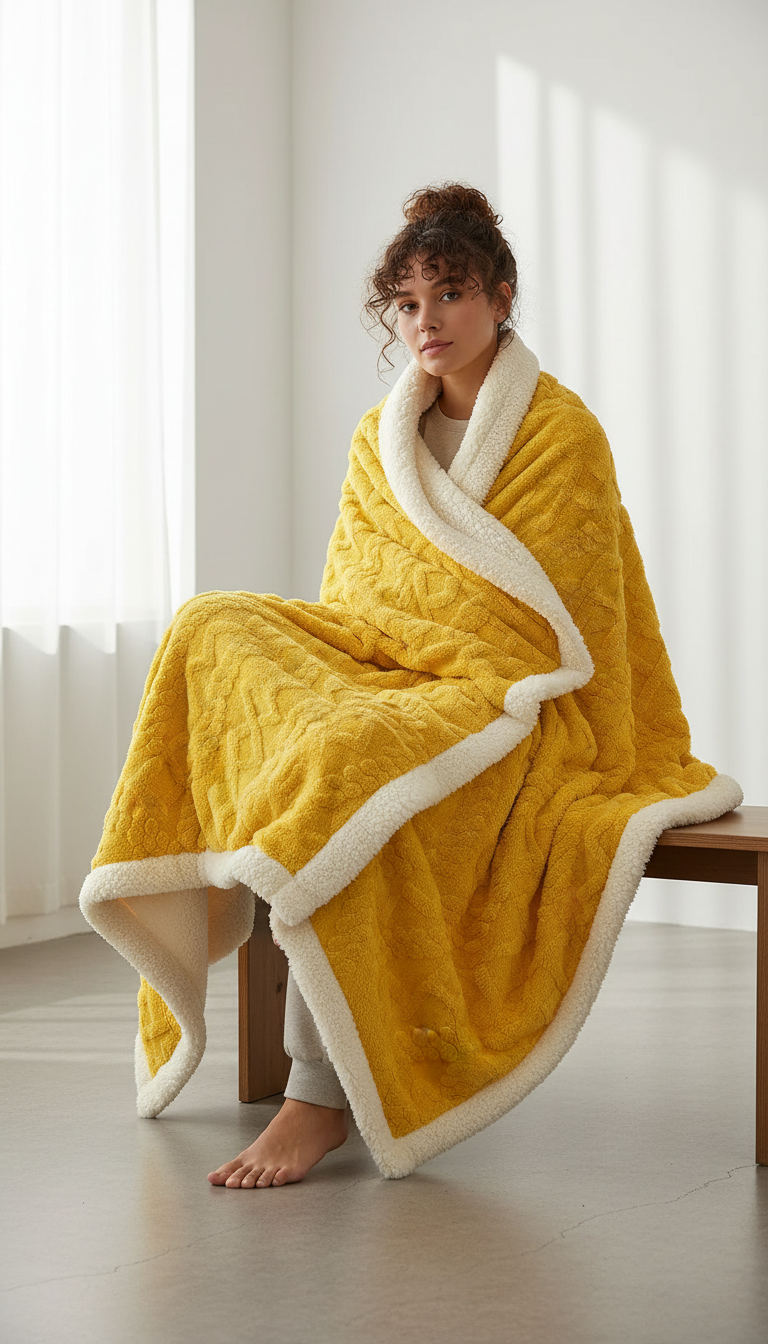 WarmWool Pluche Deken - Luxe Comfort voor Elk Huis