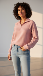 LaBellaa's Zachte Gebreide Pullover met Hoge Kraag voor Dames