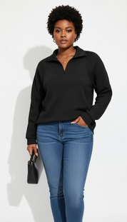 LaBellaa's Zachte Gebreide Pullover met Hoge Kraag voor Dames