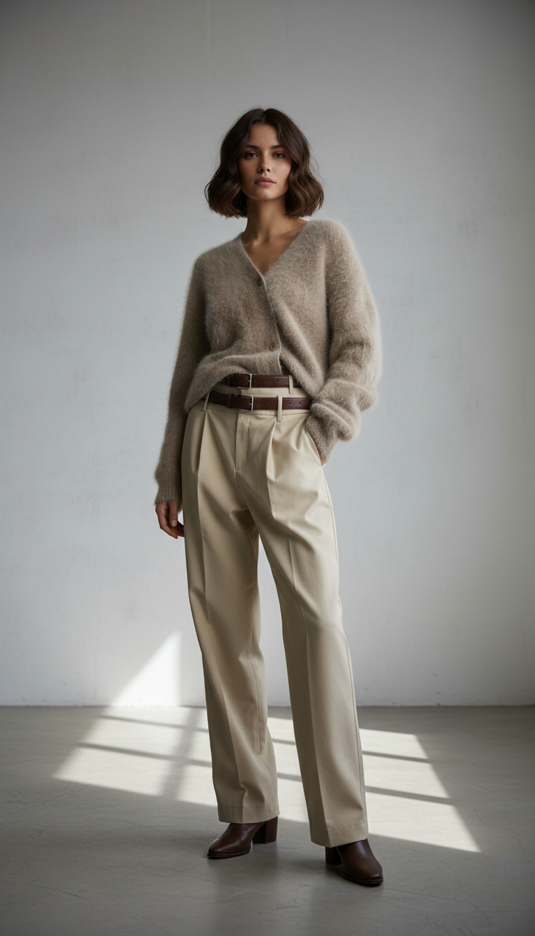 LaBellaa's Zachte Gebreide Oversized Vest voor Dames