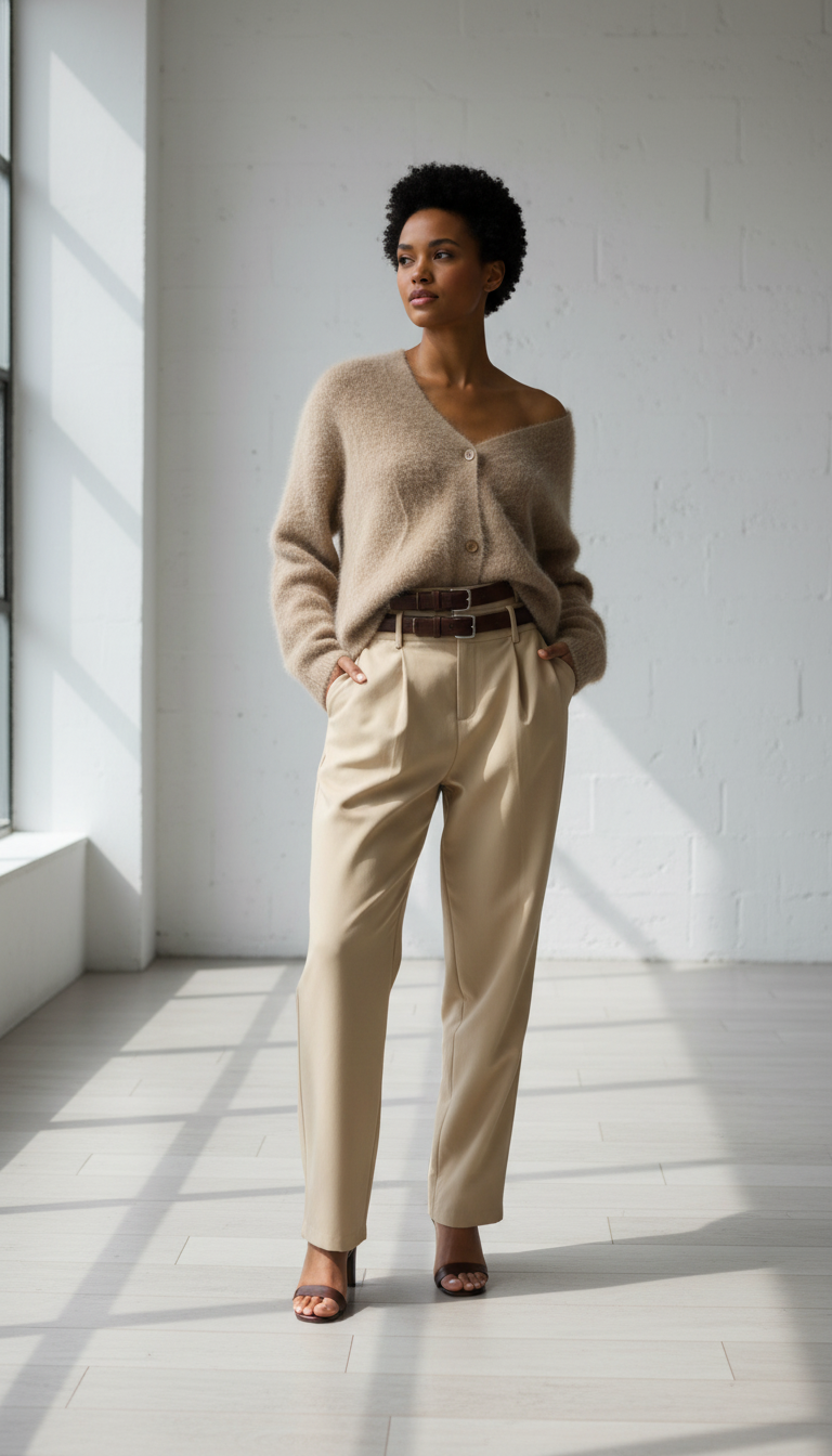 LaBellaa's Zachte Gebreide Oversized Vest voor Dames