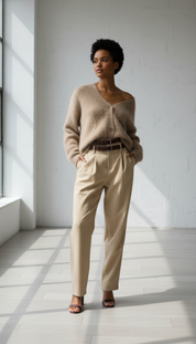 LaBellaa's Zachte Gebreide Oversized Vest voor Dames