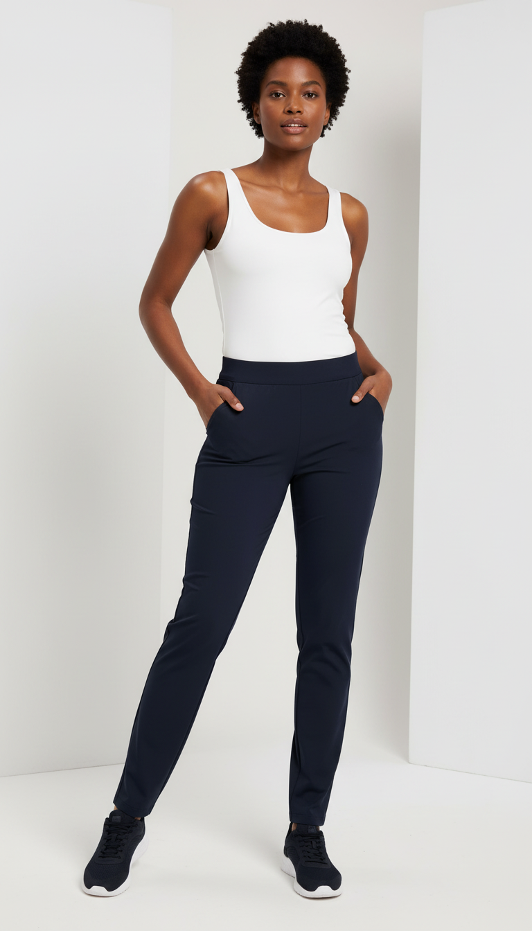 Tijdloze Denim - Vrouwen Klassieke Demin Travelbroek