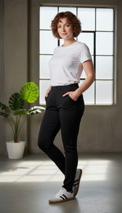 Elegantie's - Moderne Vrouwen Slim-Fit Reistof Broek