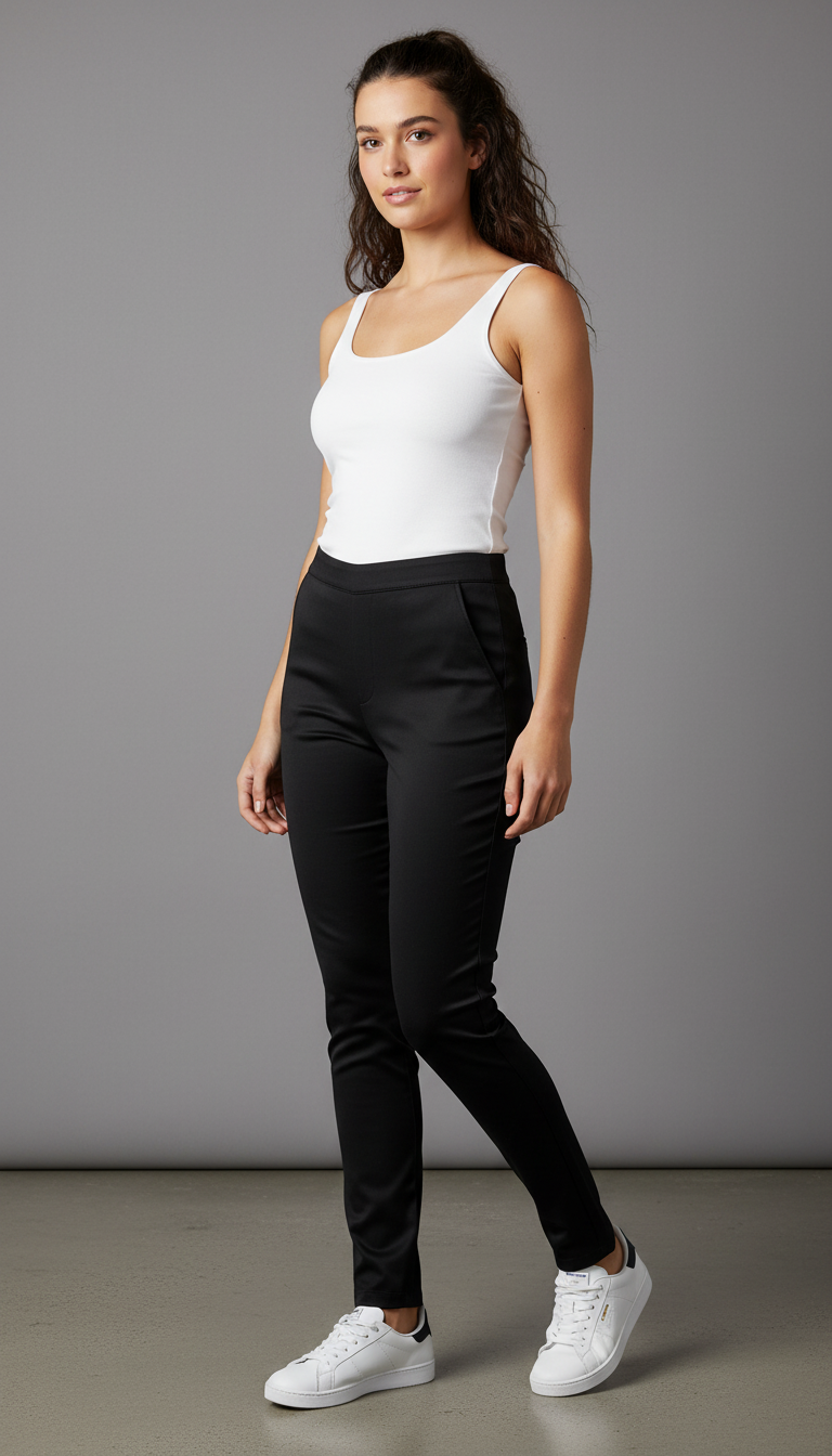 Elegantie's - Moderne Vrouwen Slim-Fit Reistof Broek