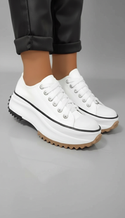 Harper's - Vrouwen Platformzool met profielzool Sneakers