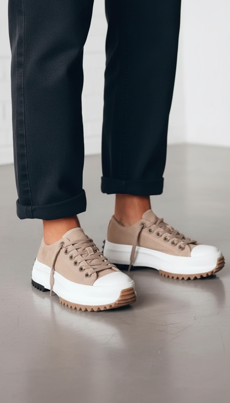 Harper's - Vrouwen Platformzool met profielzool Sneakers
