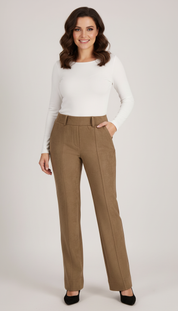 Verhoeven's - Dames  Suède-look Broek