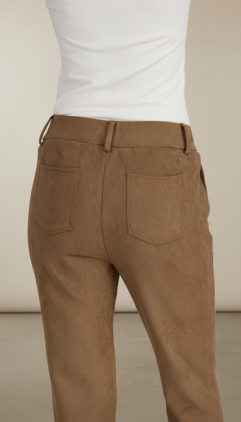 Verhoeven's - Dames  Suède-look Broek