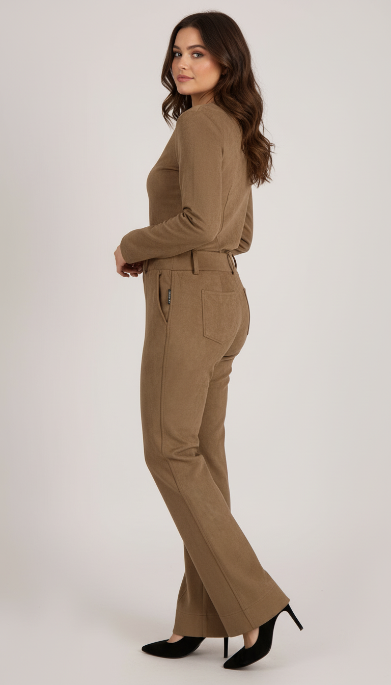 Verhoeven's - Dames  Suède-look Broek