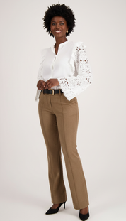Verhoeven's - Dames  Suède-look Broek