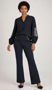 Verhoeven's - Dames Paisley Borduurwerk Blouse
