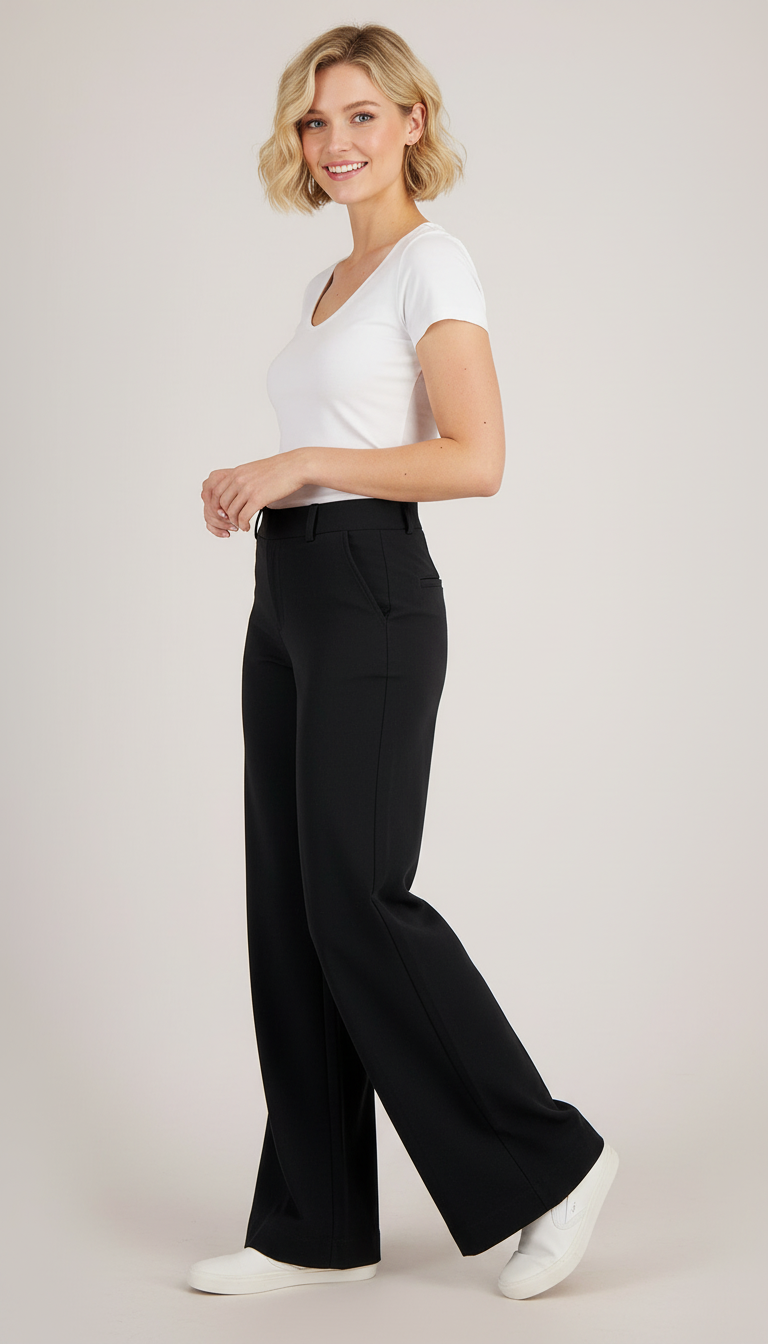 Harper's - Dames Wijdvallende Broek