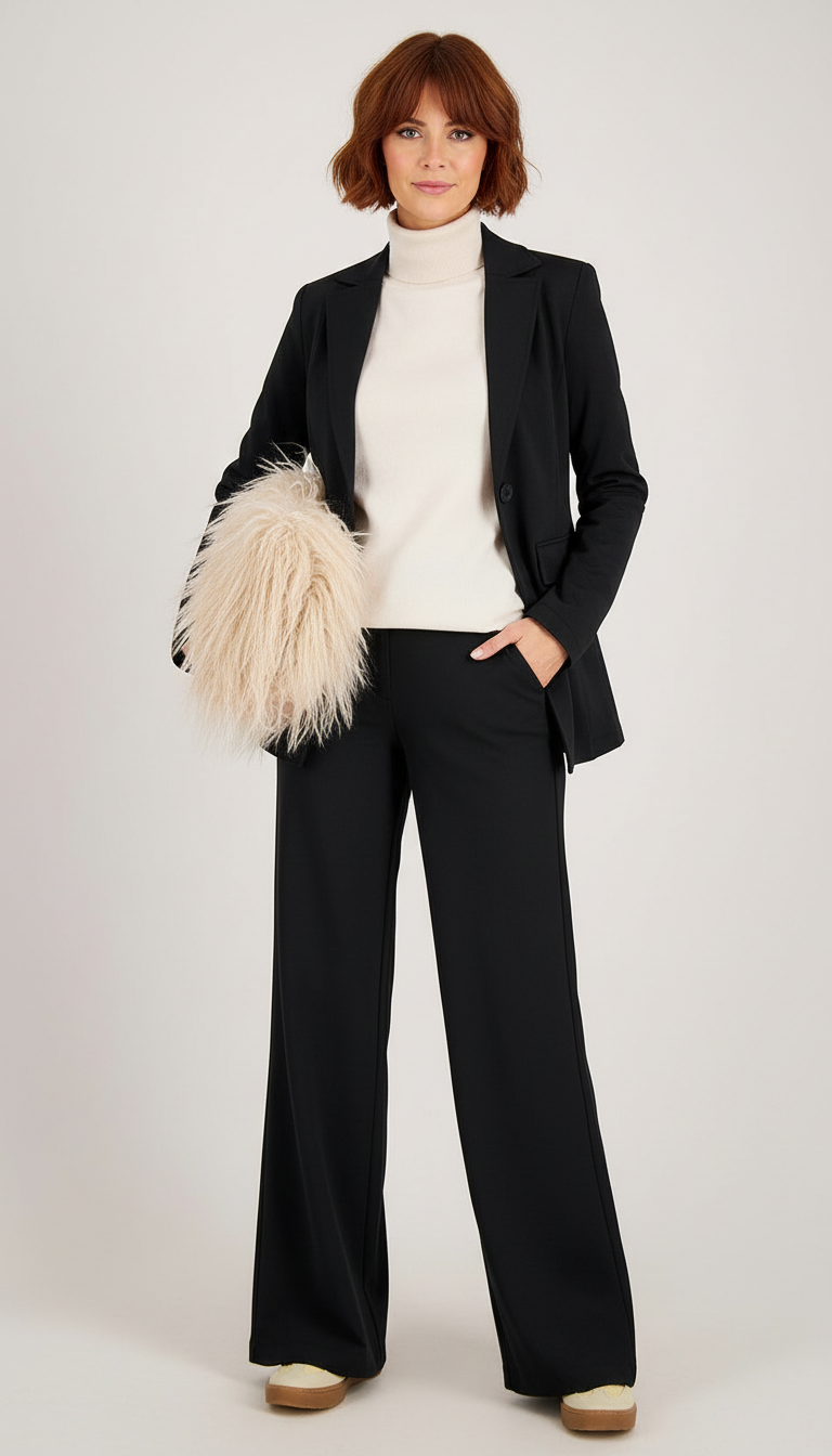 Harper's - Dames Wijdvallende Broek