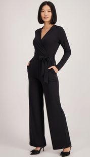 Harper's - Dames Jumpsuit met Wikkel-V-hals