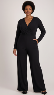 Harper's - Dames Jumpsuit met Wikkel-V-hals