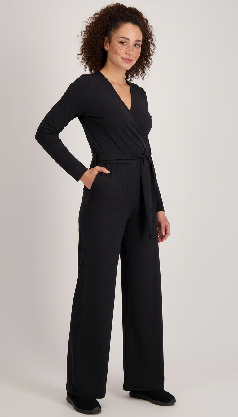 Harper's - Dames Jumpsuit met Wikkel-V-hals