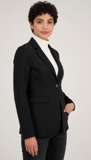 Harper's - Dames Klassieke Single-Button Blazer