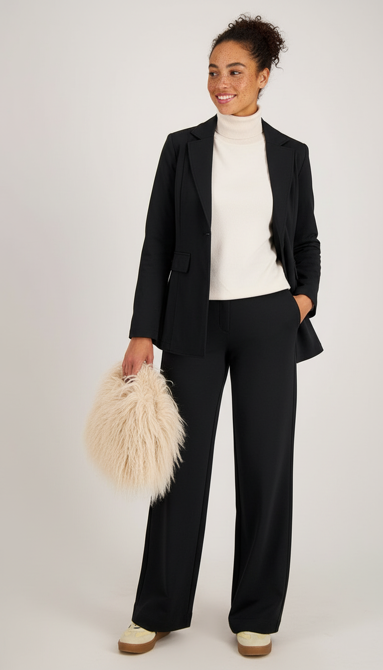 Harper's - Dames Klassieke Single-Button Blazer