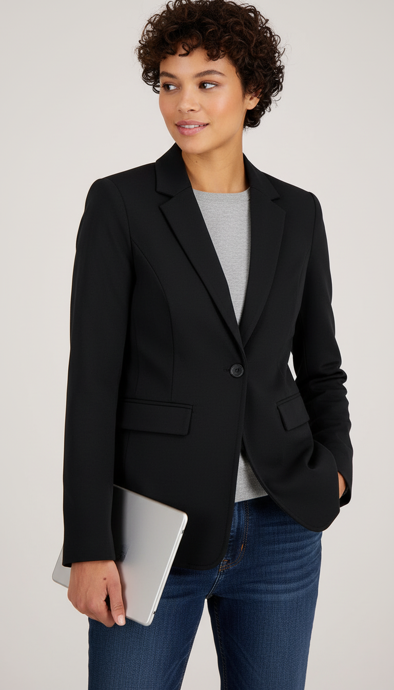 Harper's - Dames Klassieke Single-Button Blazer