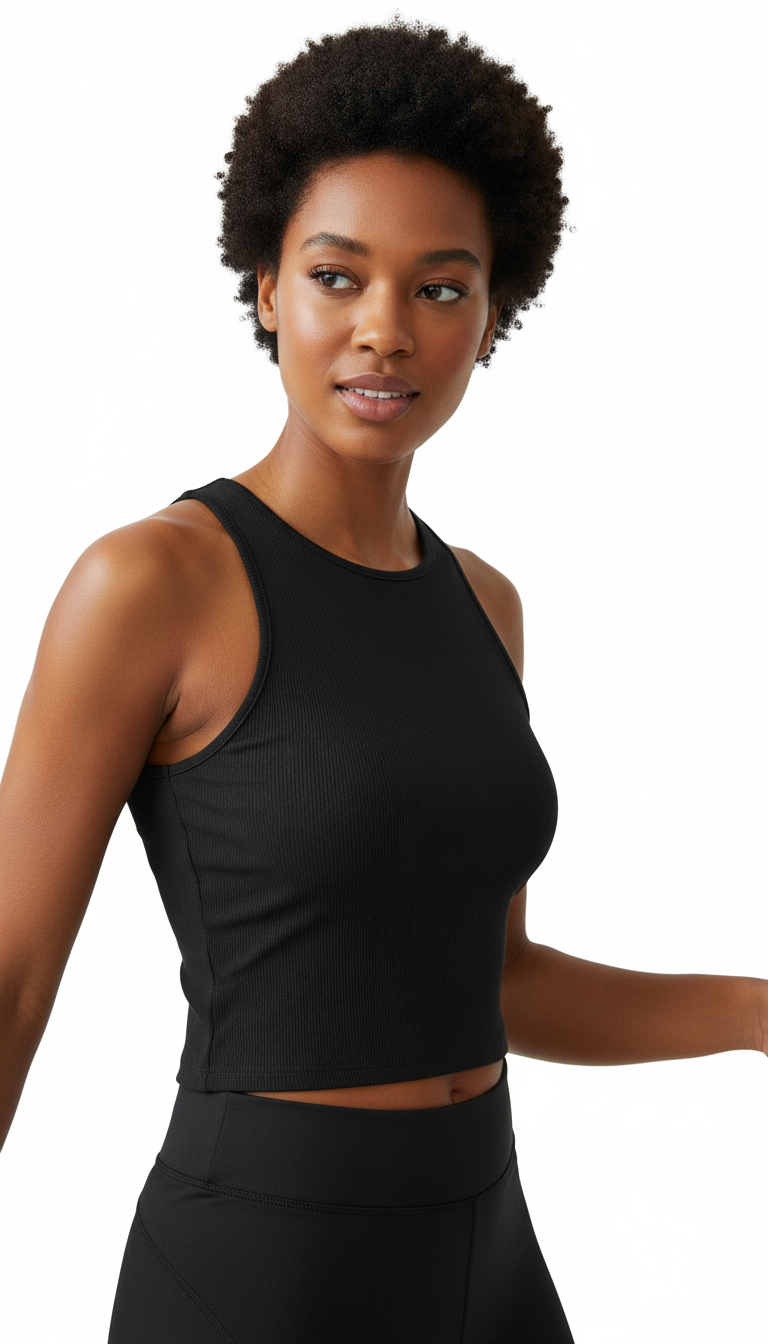 Emalyn's - Jonge Dames Geribbelde Stof Tanktop