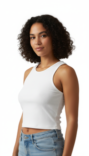 Emalyn's - Jonge Dames Geribbelde Stof Tanktop