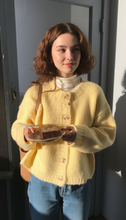 Devyn's - Dames Volumineuze Mouwen Cardigan