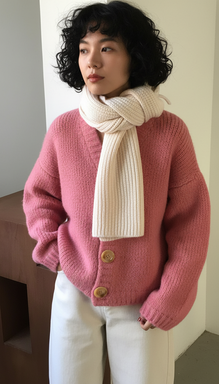 Devyn's - Dames Volumineuze Mouwen Cardigan