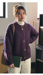 Devyn's - Dames Volumineuze Mouwen Cardigan