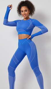 Brissa's - Actieve Dames Naadloze Contouren Sportset