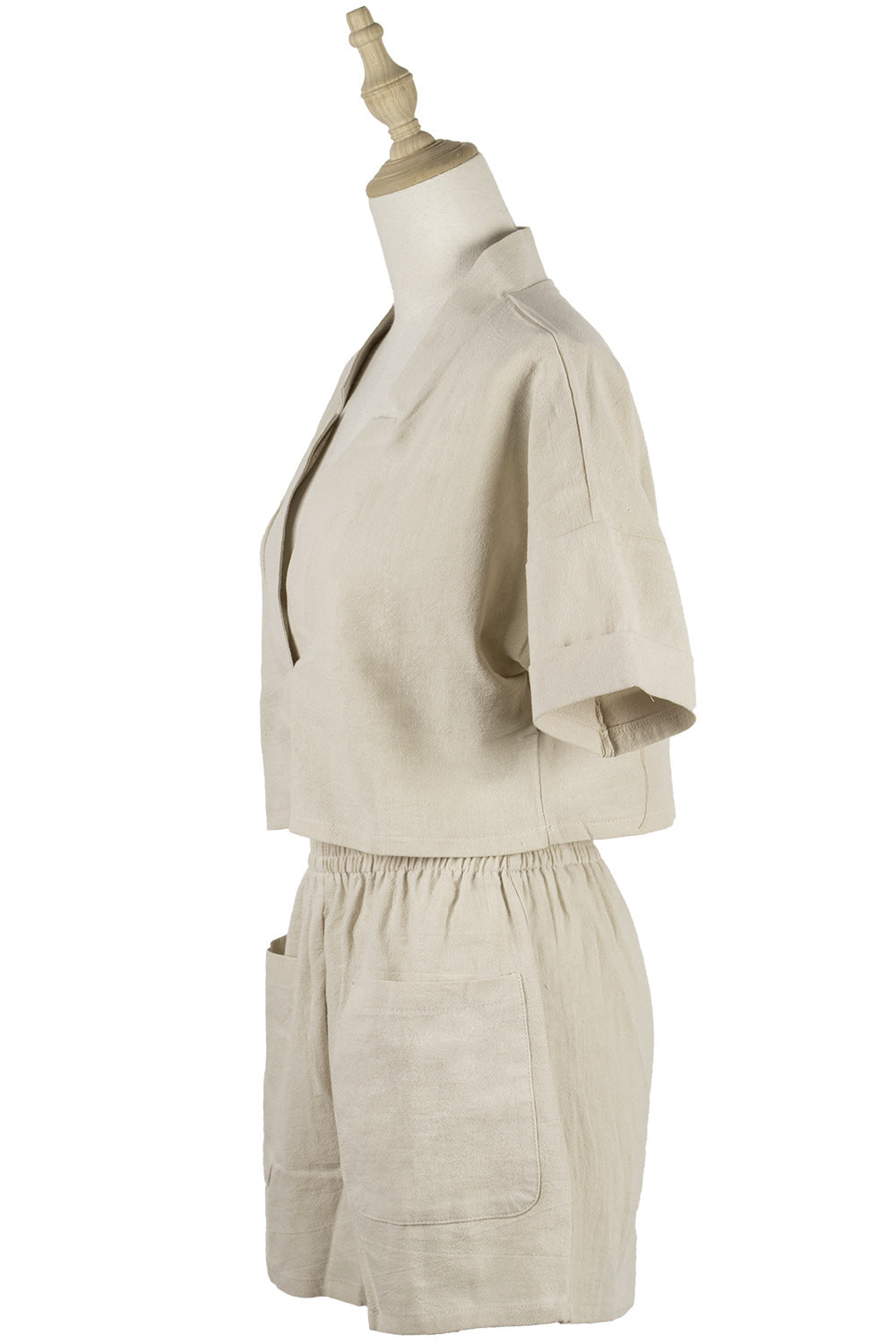Emma’s - Vrouwen Tweedelige Set Top & Shorts met Zakken