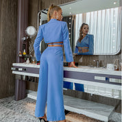 Sophie’s - Vrouwen Driedelige Set Blazer & Wijde Broek