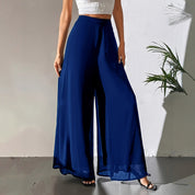 Yara’s - Vrouwen Luchtige Chiffon Wijde Broek