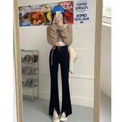 Emma’s - Vrouwen Hoge Taille Slim Fit Denim Broek