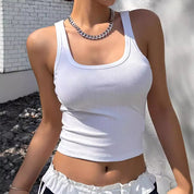 Noor’s - Vrouwen Basic Mouwloze Top met Bandjes