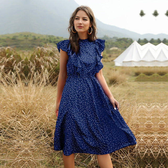 Olivia’s - Vrouwen Chiffon Maxi Jurk